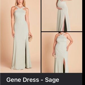 Birdy Grey Sage Green Bridesmaid Maxi Dress